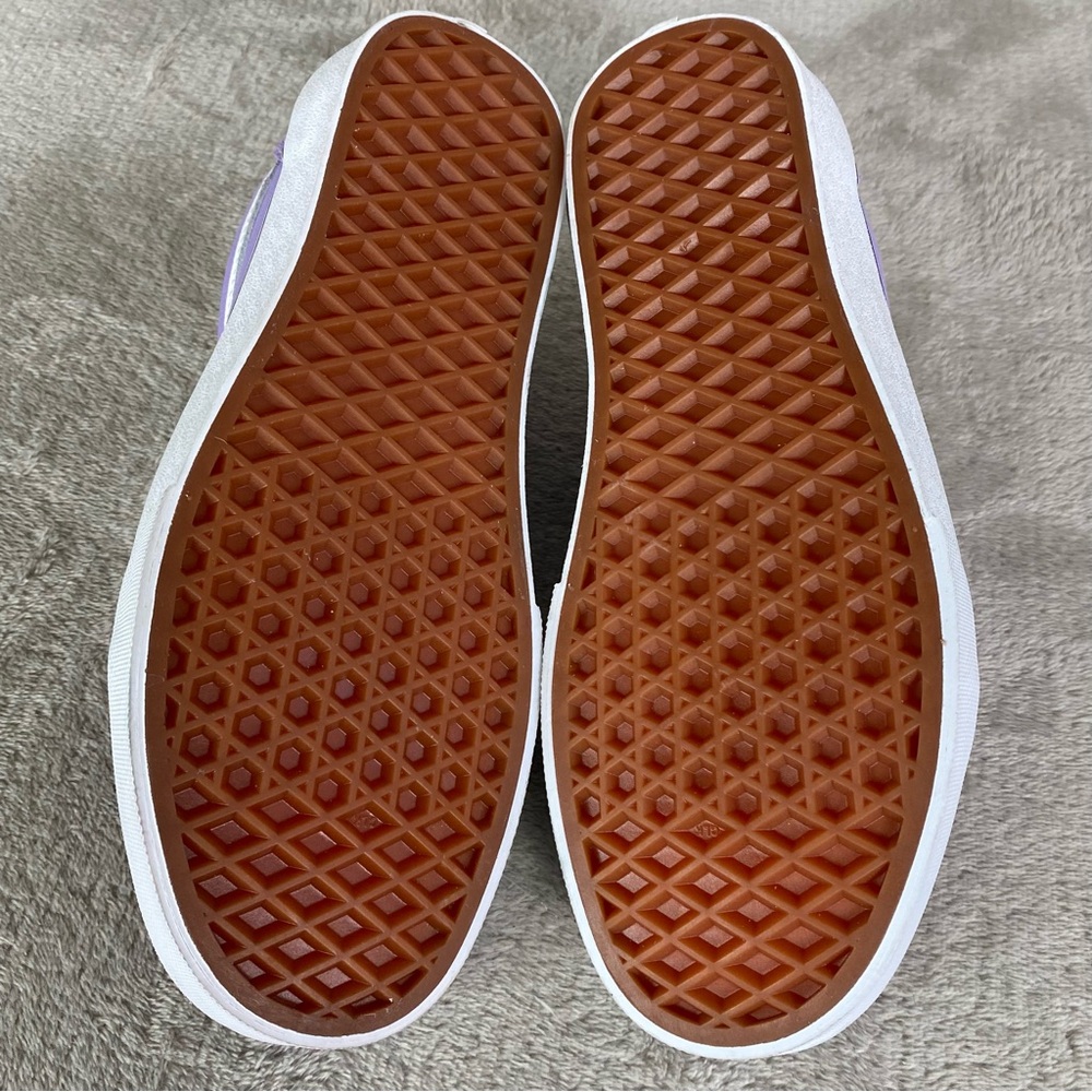 Vans Old Skool Shoes Men 6 Women 7.5 Light Purple Suede Skate‎ Sneakers NEW - Picture 9 of 10